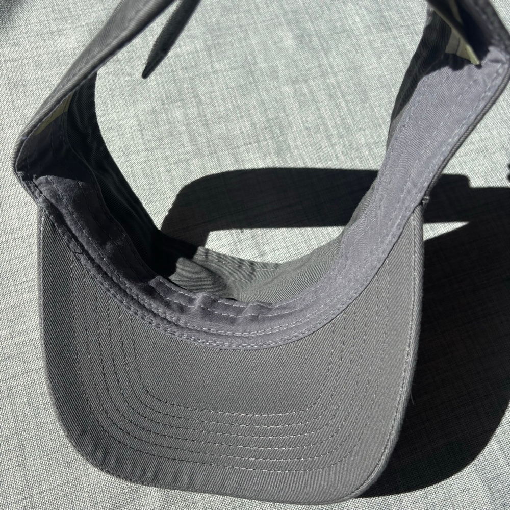Ducks Unlimited Grey White Logo Visor One Size - Picture 6 of 6